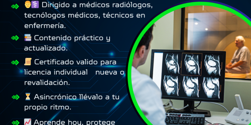 CURSO DE PROTECCIÓN RADIOLÓGICA EN DIAGNÓSTICO MÉDICO CON RAYOS X