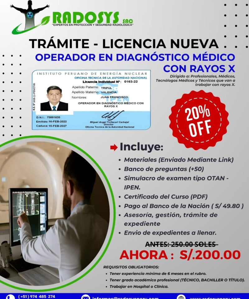 Protección Radiológica en Diagnóstico Médico con Rayos X